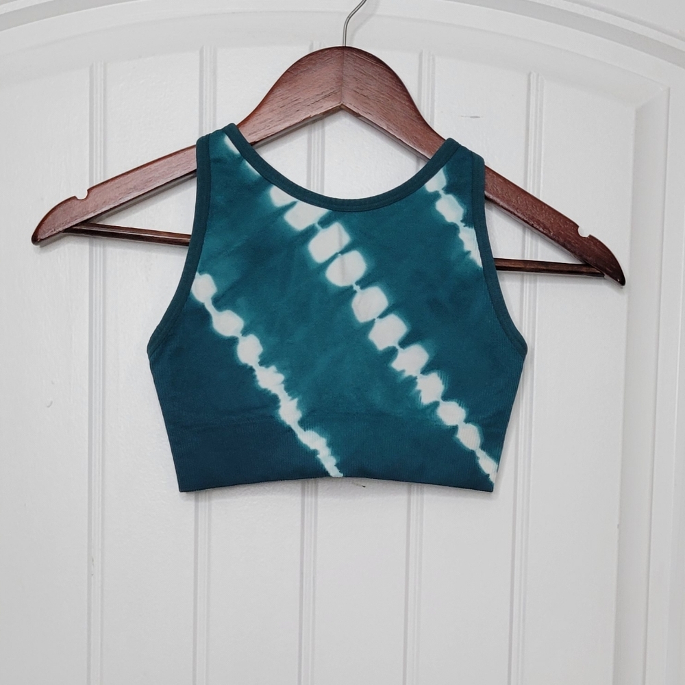 Avia Teal Compression Sports Bra